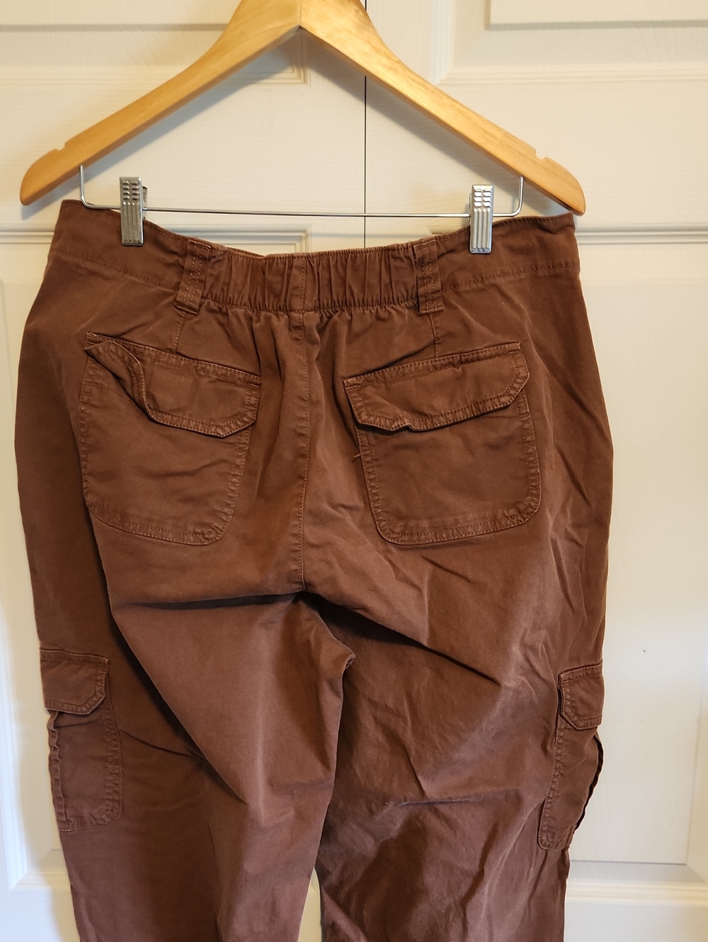 Old Navy High Rise OG Chino Ankle Pants Brown - Picture 4 of 5